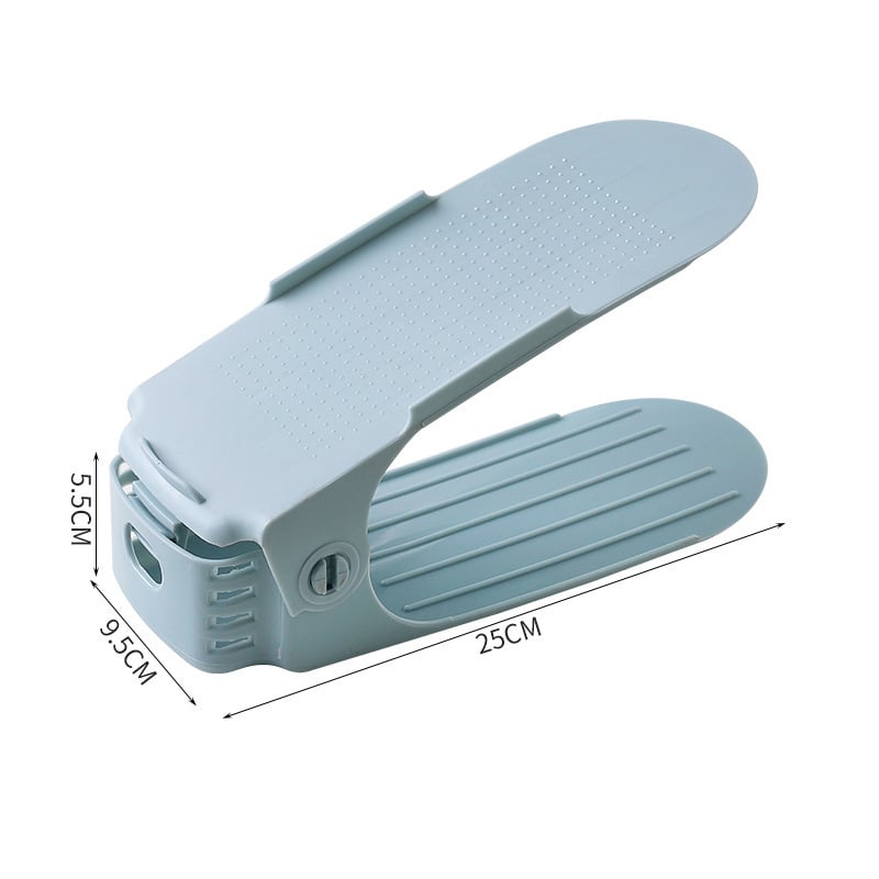 Adjustable shoe rack