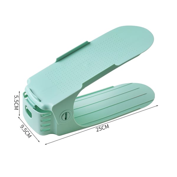 Adjustable shoe rack