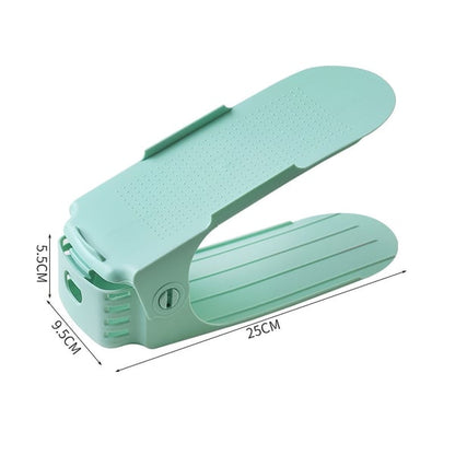 Adjustable shoe rack