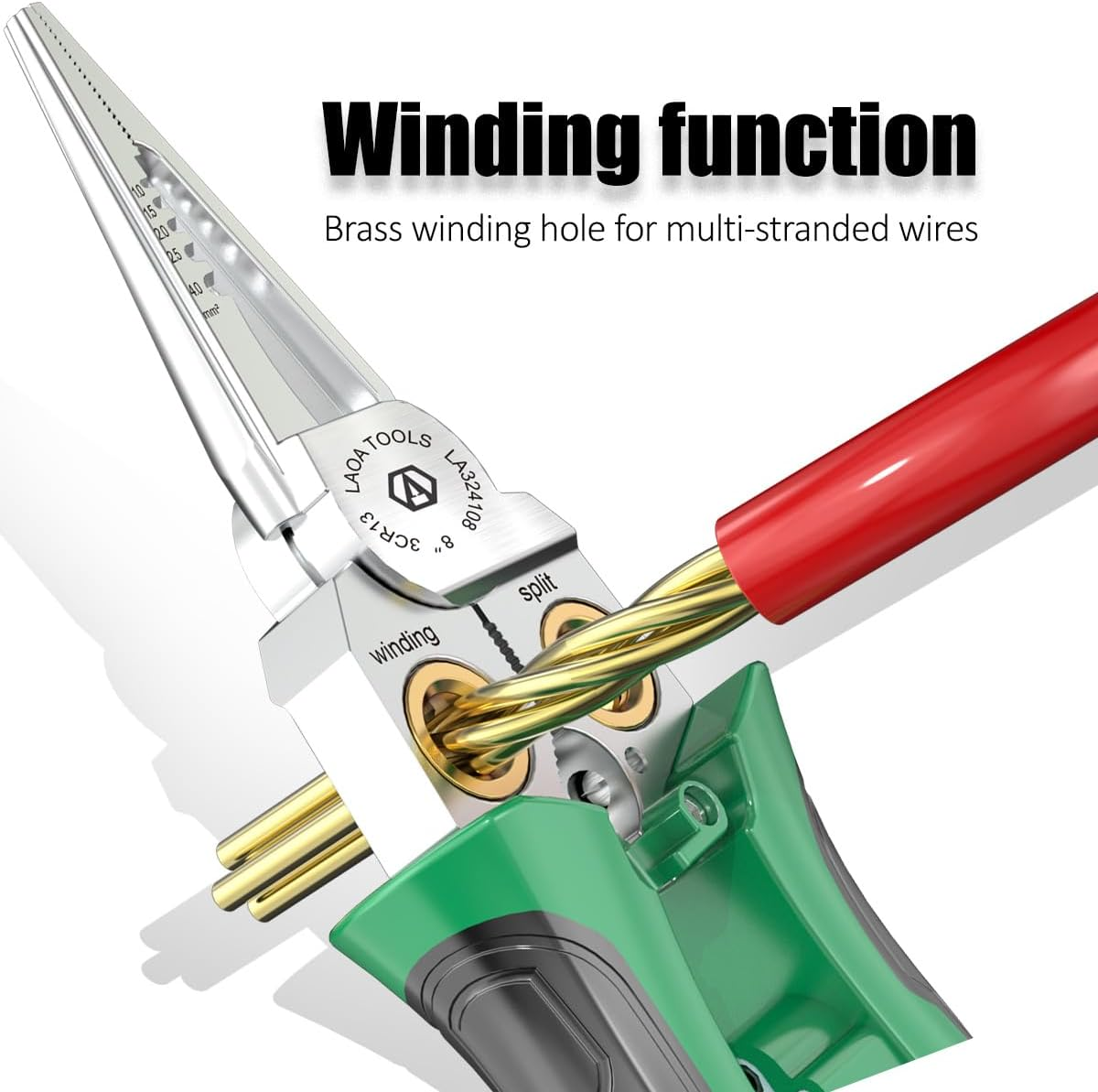 8-in-1 Wire Strippers with Current Measurement