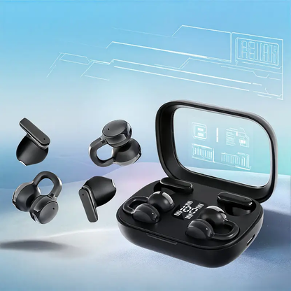 Clip-on sports noise-canceling headphones