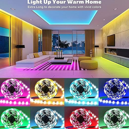 Color-Changing LED Mood Light Strip, Music-Synced LED Light Strip, Dimmable