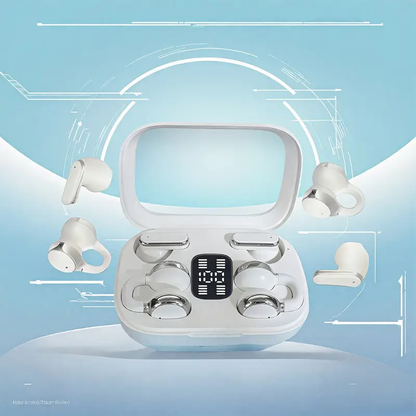 Clip-on sports noise-canceling headphones