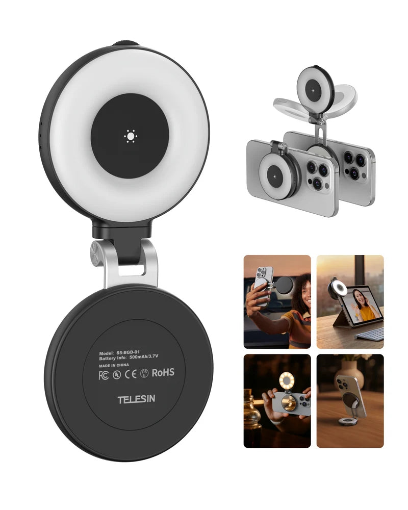 Telesin C03 Magnetic Selfie Ring Light