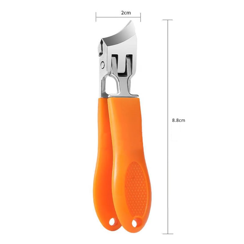 Wide Jaw Opening Anti-Splash Slanted Nail Clipper