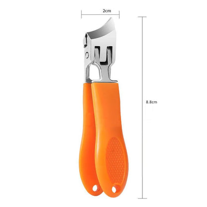 Wide Jaw Opening Anti-Splash Slanted Nail Clipper
