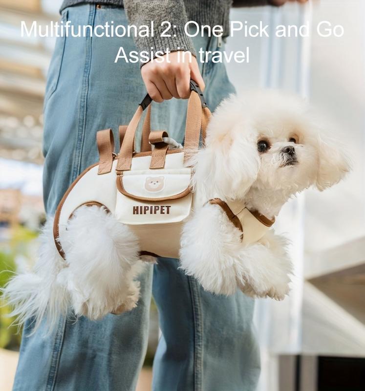 Cat bag, dog bag, outdoor portable, breathable pet traction backpack, hand-held diagonal cross, lightweight travel harness artifact