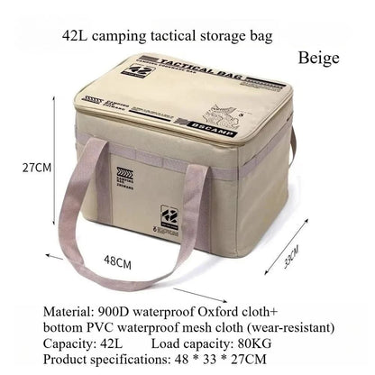 🔥Hot Sale 38% OFF🔥Large Capacity Outdoor Folding Storage Bag Waterproof Portable Camping & Picnic Organizer