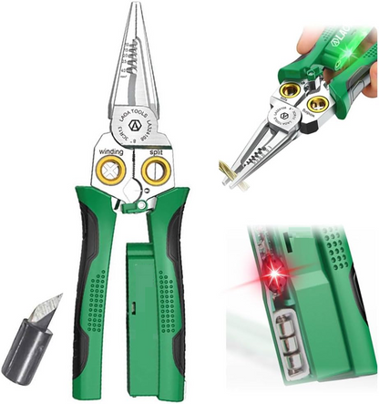 8-in-1 Wire Strippers with Current Measurement