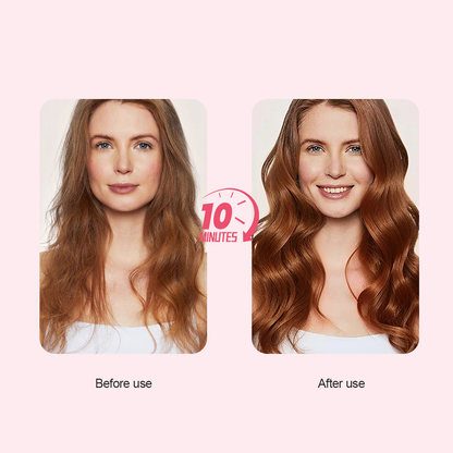 Wavytalk Steamline Pro Steam Hair Straightener Brush Hair Straightening Comb with Scrunchie and Glove