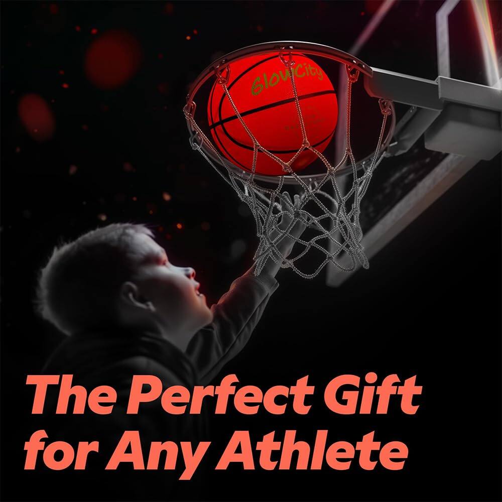 glow-in-the-dark basketball