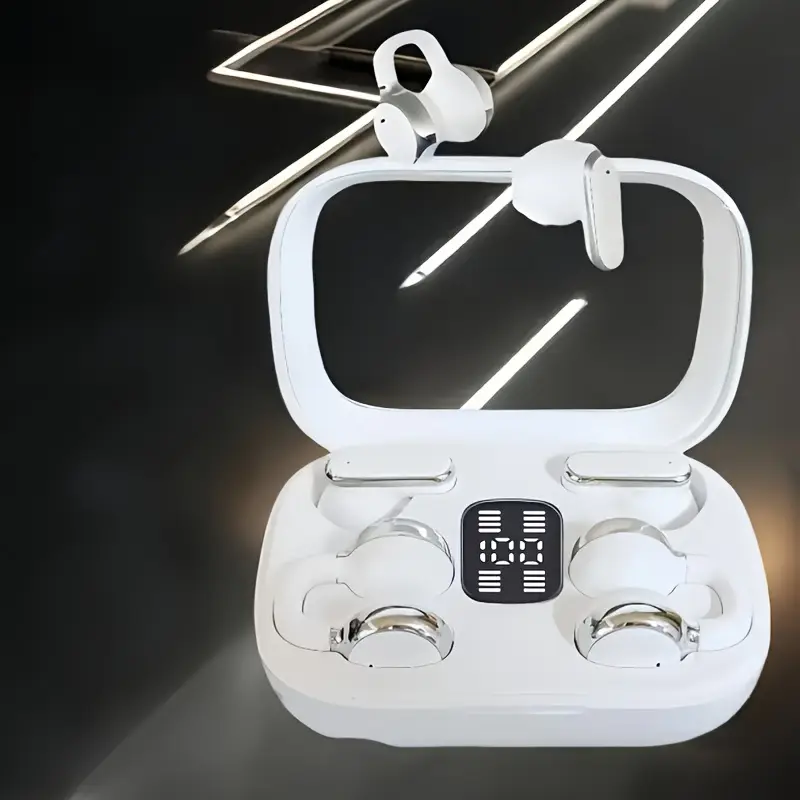 Clip-on sports noise-canceling headphones