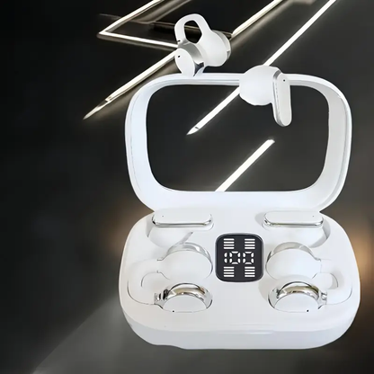 Clip-on sports noise-canceling headphones