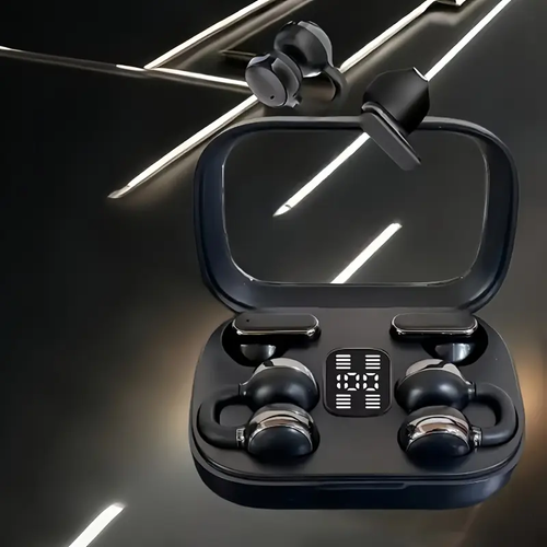 Clip-on sports noise-canceling headphones