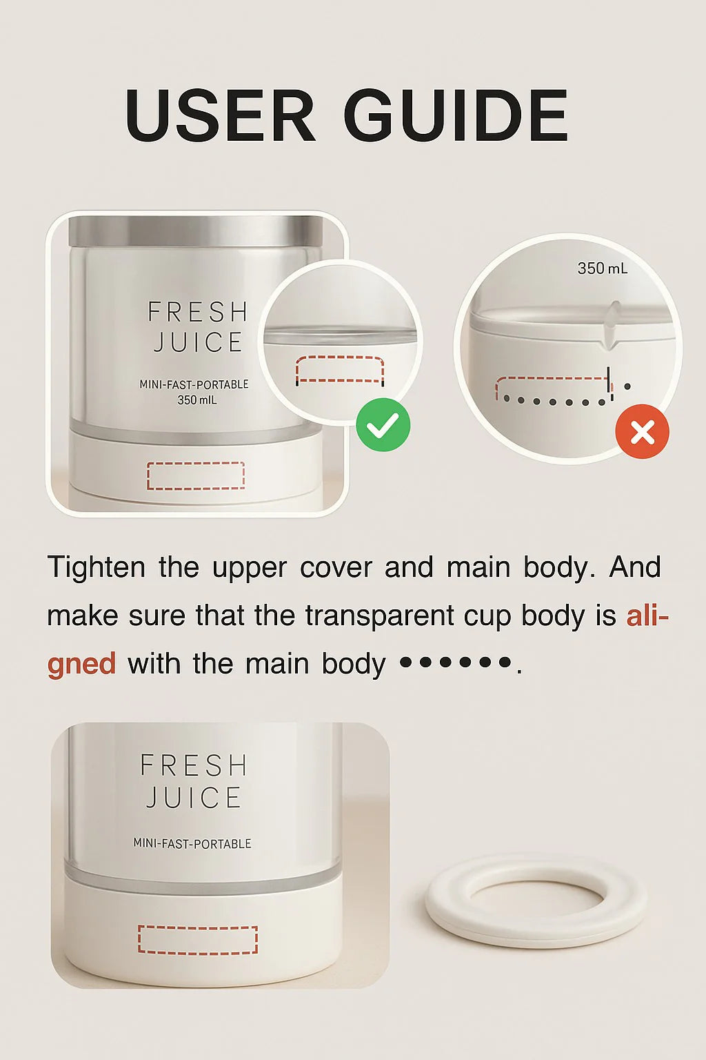 Small portable juicer