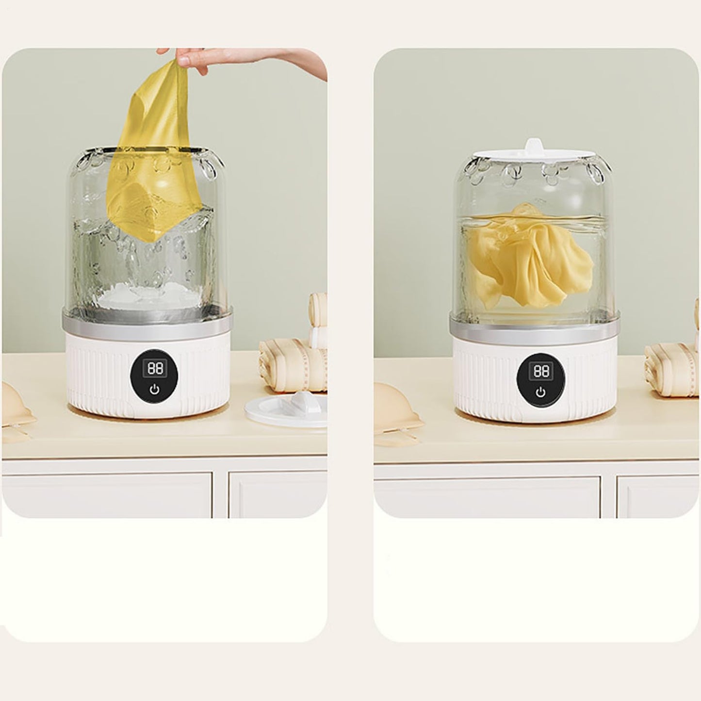 Portable small washing machine