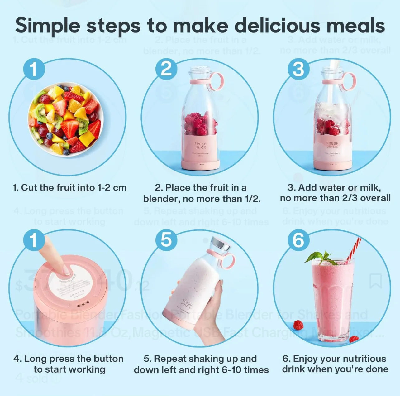 Small portable juicer