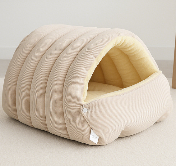 Thickened and warm detachable enclosed bed for dogs and cats