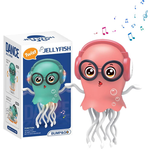🎶 Crawling Jellyfish Toy – Lights & Music 🧸
