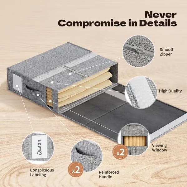 Multi-Use Storage Bags 1Pack Dustproof Organizer For Bedding Quilts Blankets