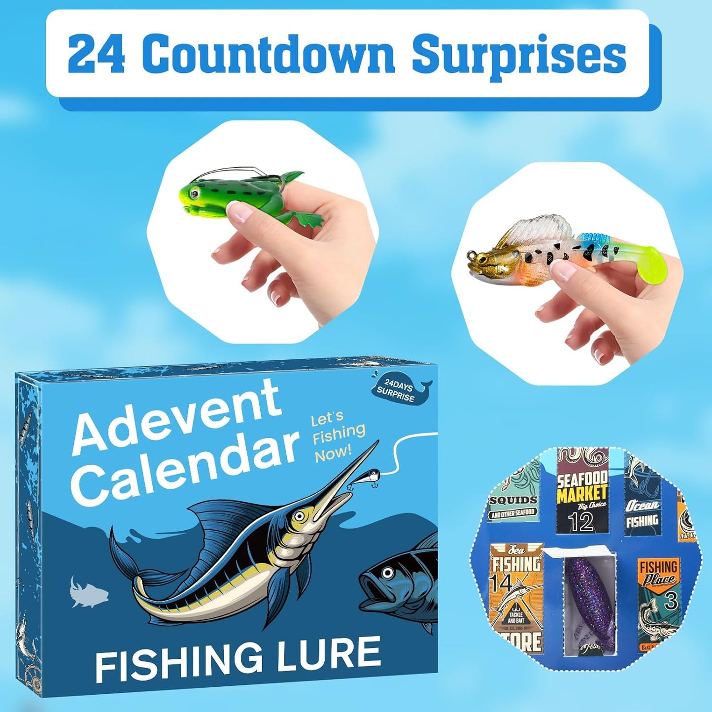 🏆8K+ SOLD IN 3 DAYS!!Fishing Advent Calendar 2025