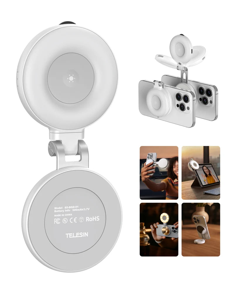 Telesin C03 Magnetic Selfie Ring Light