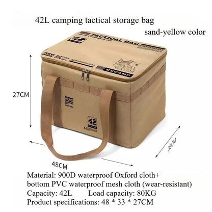 🔥Hot Sale 38% OFF🔥Large Capacity Outdoor Folding Storage Bag Waterproof Portable Camping & Picnic Organizer