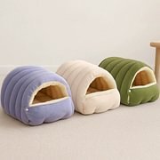 Indoor Cat Bed – Cave Style Cozy Hideaway with Removable Washable Cover & Anti‑Slip Base