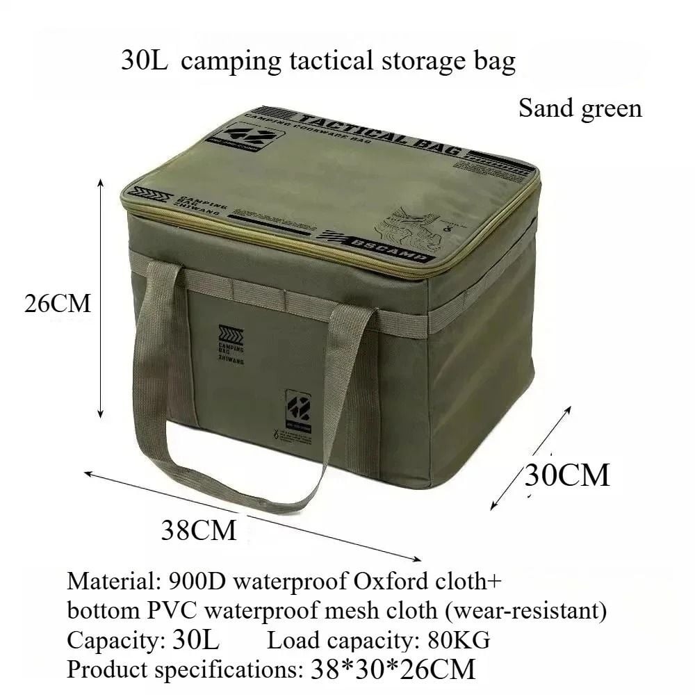 🔥Hot Sale 38% OFF🔥Large Capacity Outdoor Folding Storage Bag Waterproof Portable Camping & Picnic Organizer