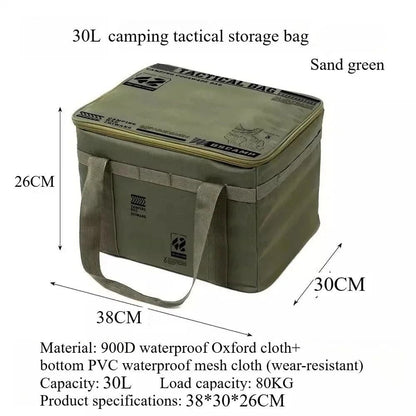 🔥Hot Sale 38% OFF🔥Large Capacity Outdoor Folding Storage Bag Waterproof Portable Camping & Picnic Organizer