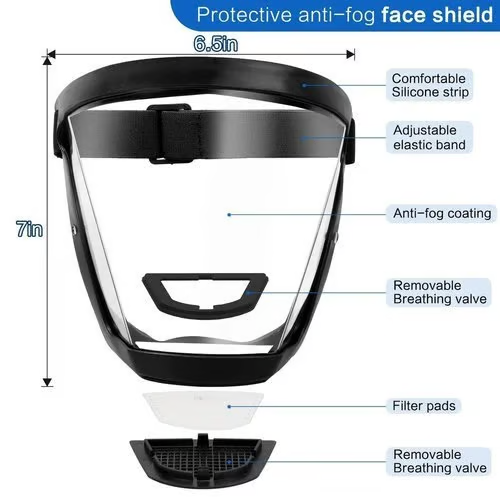 💕Anti-Fog Full Face Shield