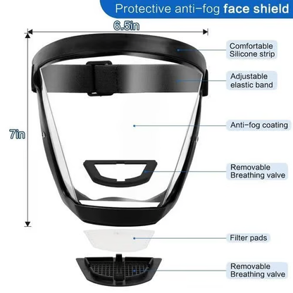 💕Anti-Fog Full Face Shield