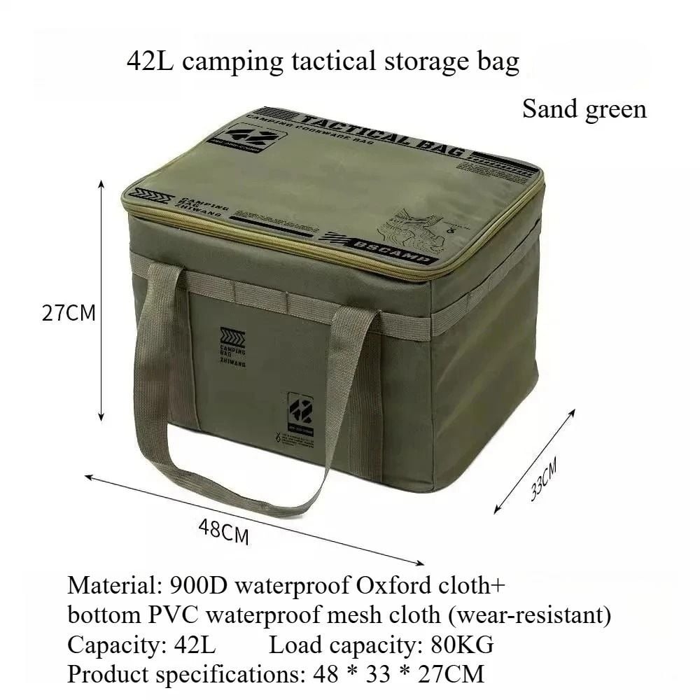 🔥Hot Sale 38% OFF🔥Large Capacity Outdoor Folding Storage Bag Waterproof Portable Camping & Picnic Organizer