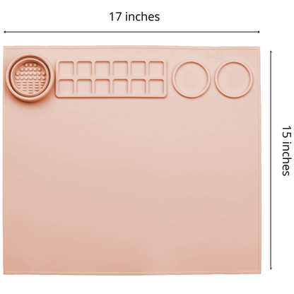 Silicone Painting Mat, Erasable and Washable Art Pad Palette