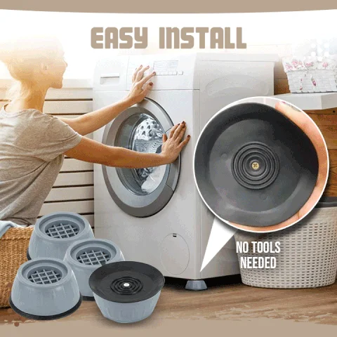 🔥Vibration free washing machine feet | 1 Set （4 Pcs）