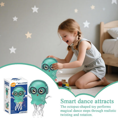 🎶 Crawling Jellyfish Toy – Lights & Music 🧸